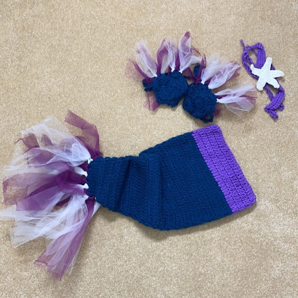 M&G House Infant Mermaid Photography Prop